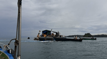 Diving Service realiza reflotamiento en Costa Rica 