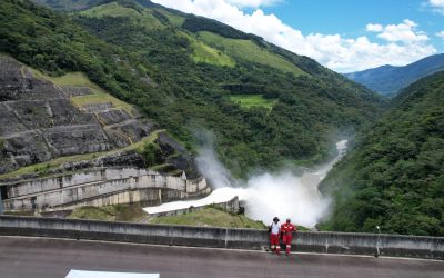 Energía hidroeléctrica en Chile, P͏erú y Colombia